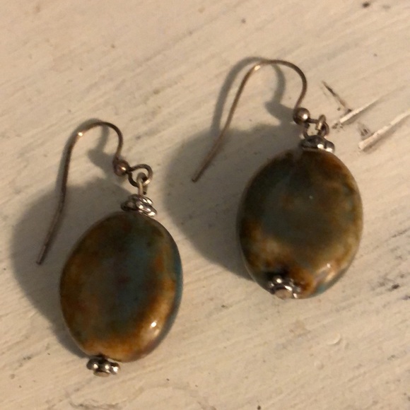 * Cool EarRiNgs * turquoise and earthy tones * - Picture 6 of 6